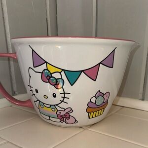 Hello Kitty Easter Mixing Bowl with Pink Handle